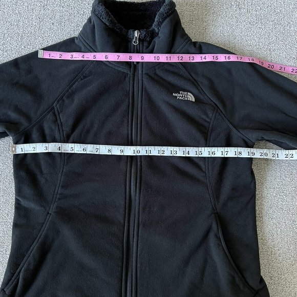 The North Face Women’s Black Faux Fur Lined Full Zip Jacket Size Medium HTF - Picture 13 of 16